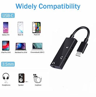 ARKTEK USB Type C to 3.5 mm Female Headphone Jack Adapter, USB C to Aux  Audio Dongle Cable Cord Compatible with iPhone 15/Plus/15 Pro Max Series