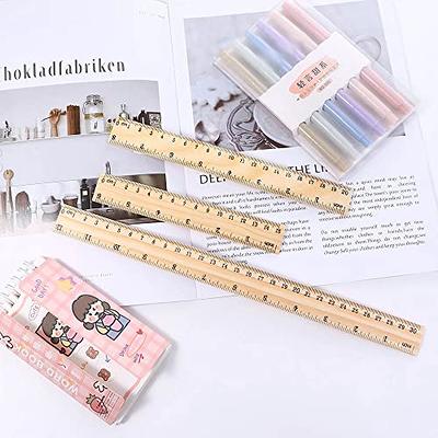  LYDTICK 64 Pack Rulers 12 Inch in Bulk, Plastic Rulers