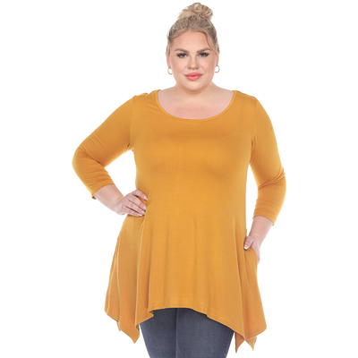 Women's Solid Color Tunic Top