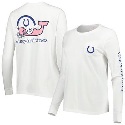 Women's Antigua Black/White Indianapolis Colts Play Long Sleeve T-Shirt Size: Medium