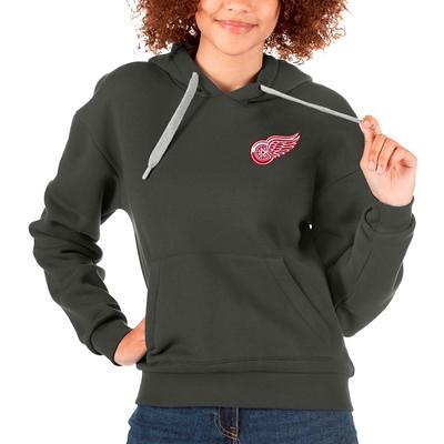 Women's Antigua Black St. Louis Blues Axe Bunker Tri-Blend Pullover Hoodie