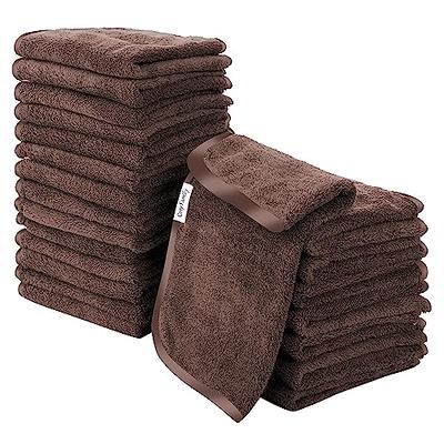 Ultra Soft Premium Washcloths Set-12 x 12 inches-24 Pack-Quick