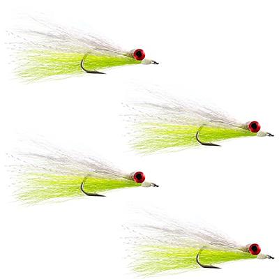  The Fly Fishing Place Mini Dungeon Articulated Streamers  Collection Trout Bass Stinger Fly Fishing Flies - Set of 4 Hook Size 6 :  Sports & Outdoors