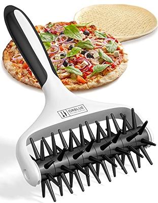 Adjustable Rolling Pin With 4 Thickness Rings, Stainless Steel Dough Roller  Pizza Roller Handle Press Design With Measurement Guide For Baking