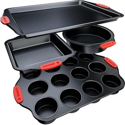 Perfect Results Muffin, Baking and Oblong Pan Bakeware Set, 3