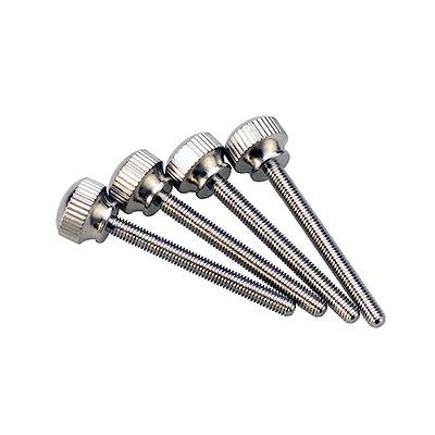 TRUBIND Chicago Screw and Post Sets - 3/4 inch Post Length - 3/16 inch Post  Diameter - Aluminum Hardware Fasteners - 100 Screws with 100 Posts for