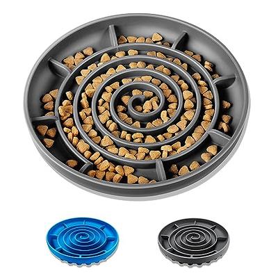 Dog Bowls with Mat,Tilted Cat Bowl Set with Silicone Mat for Food and  Water,Non-Slip Pet Dishes Set for Cats & Small Medium Dogs,Slow Feeder Dog  Bowl