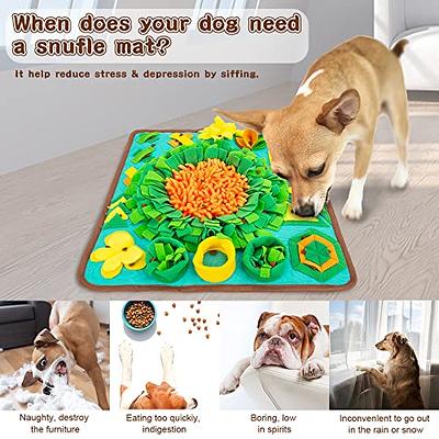 IBEEM Snuffle Mat for Dogs Dog Food mat Interactive Dog Toys