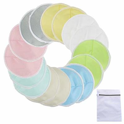 Enovoe Organic Bamboo Reusable Nursing Pads with Laundry Bag - Washable  Breastfeeding Pads for Ultimate Protection - Nipple pads Viscose Breast pads  for breastfeeding - Large 4.8 - White - Pack of 12 - Yahoo Shopping