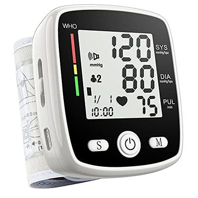 Bluestone Automatic Wrist Blood Pressure Monitor, White