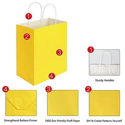 Amazon.com: Set of 48 Promotional Nonwoven Heat Seal Reusable Tote Party  Bag, Goodie Bags, Gift Bags Bulk With Die Cut Handles (Yellow) : Home &  Kitchen