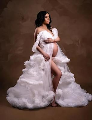 Elegant Maxi Maternity Gown For Pregnancy Photography Long Pleuche Maternity  Photoshoot Dress For Women 202012623 From Gcffu, $40.24 | DHgate.Com