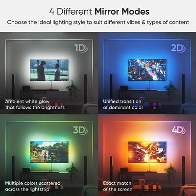 Nanoleaf 4D - TV Sync Camera and Smart Addressable Gradient Lightstrip Kit,  Immersive TV LED Backlights, Bias Lighting for Home Theatre & Console  Gaming (Up to 65