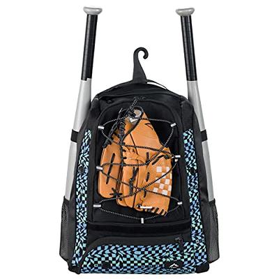 Athletico Baseball Bat Bag - Backpack for Baseball T-Ball & Softball Equipment & Gear for Youth and Adults | Holds Bat Helmet Glove & Shoe