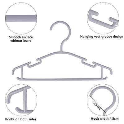 GoodtoU Toddler Hangers 100 Pack Kids Hangers Bulk Plastic Kids Clothes  Hangers Gray Toddler Hangers - Yahoo Shopping