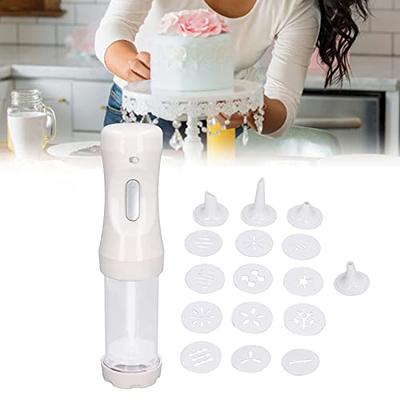 Electric Cookie Press Gun,Cookie Making kit with 12 Discs and 4 Icing Tips