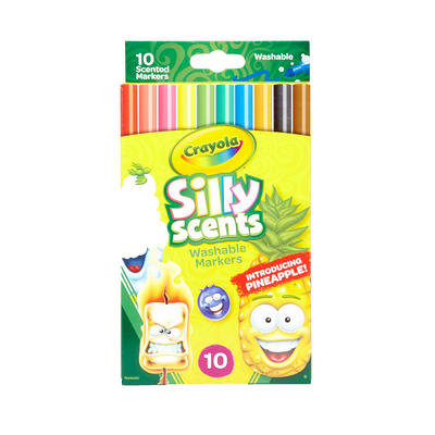 Crayola Washable Super Tips with Silly Scents, 50 Per BoProper, 2  BoProperes