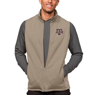 Dallas Cowboys Antigua Course Full-Zip Jacket - Oatmeal