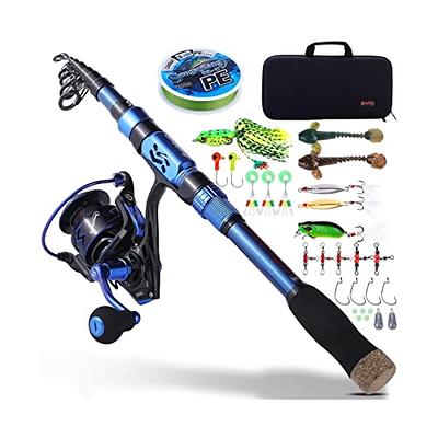  Sougayilang Fishing Rod and Reel Combo, 2Pc Fishing