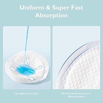 Momcozy Ultra-Thin Disposable Nursing Pads Ultra-Absorbent and Breathable Portable Breast Pads for Mothers Keep Dry Continuously Make Breasts Light An