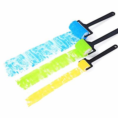 Set Of 4pcs Sponge Paint Brush Diy Children Brushes Kid Art Craft Tool