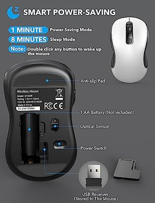 VicTsing 2.4G Wireless Gaming Mouse, USB Cordless PC Computer Mice with  Silent Click, Auto-sleep Mode, 7 Buttons, 5 Adjustable DPI, Plug & Play  Wireless Mouse for Game PC Laptop Computer Mac 