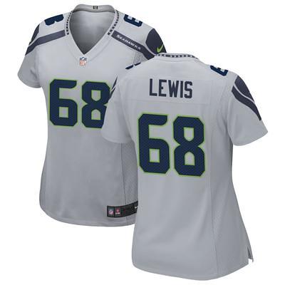 Women's Seattle Seahawks Russell Wilson Nike Gray Game Jersey