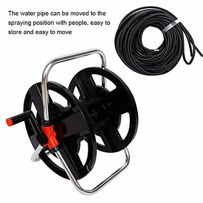 plplaaoo Portable Tote Hose Reel Cart, Garden Hose Reel,Water Pipe