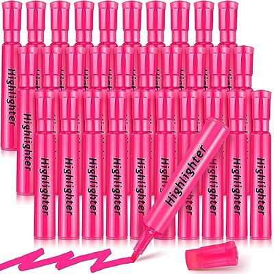 Qilery Tank Style Highlighters 30 Pack Chisel Tip Highlighters
