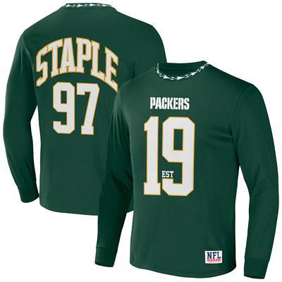 Men's Nike White Green Bay Packers Sideline Performance Long Sleeve T-Shirt