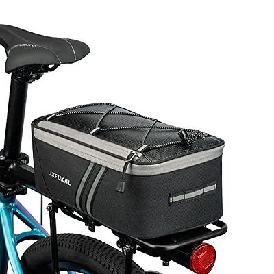 Bike Rear Basket Bike Rear Rack Portable,Durable Metal Luggage Package Rack  Bike Cargo Rack,Rear Bicycle Basket for Electric Bikes Biking Equipment