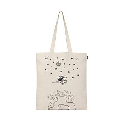  Ecoright Aesthetic Canvas Tote Bag for Women, Cute