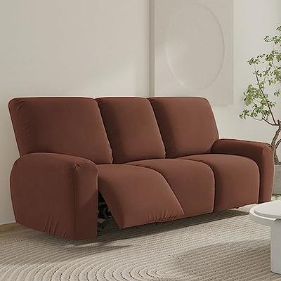 PU Leather Recliner Sofa Cover 8-Pieces Waterproof Stretch