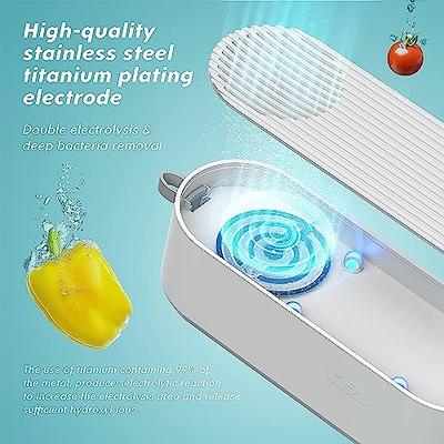 Portable Fruit Vegetable Washing Machine Ipx7 Waterproof Rechargeable Fruit Cleaner