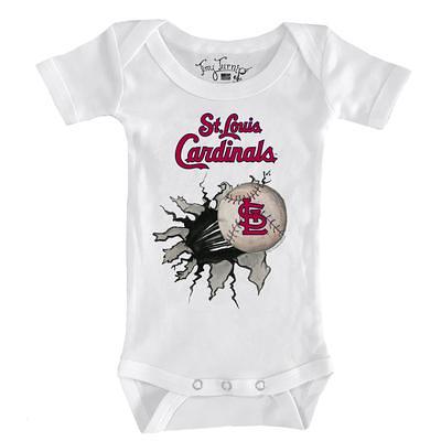 St. Louis Cardinals Tiny Turnip Youth Baseball Tear T-Shirt - White