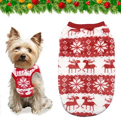 NACOCO Dog Sweater Pet Christmas Elk Bells Sweaters Halloween