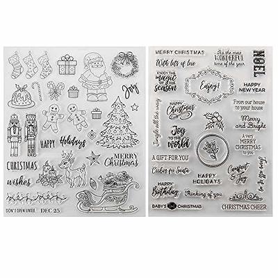 Kwan Crafts Christmas Snowfall Background Clear Stamps for Card Making  Decoration and DIY Scrapbooking - Yahoo Shopping