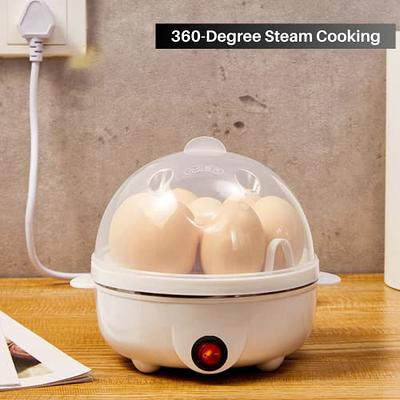 Electric Egg Cooker with Egg Piercer, Rapid Egg Boiler with Auto Shut Off  for Hard Boiled Eggs, Perfect for Quick Breakfast; Poached Eggs, Scrambled  Eggs, Omelets (White) - Yahoo Shopping