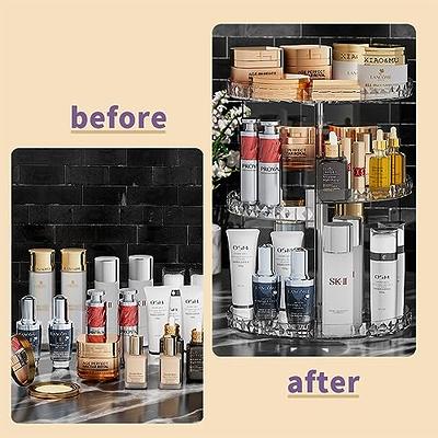 Weidace Bathroom Counter Organizer Countertop Shelf, Skincare Organizer  Perfume Holder for Dresser, Bathroom Countertop Tray for Cosmetic, Skin  Care