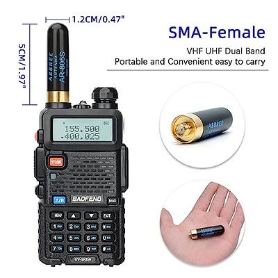 GMRS Radio Baofeng UV-5R Upgraded Version with Battery USB Direct  Charge,Long Range Walkie Talkies Rechargeable for Adults,GMRS Repeater  Capable,NOAA