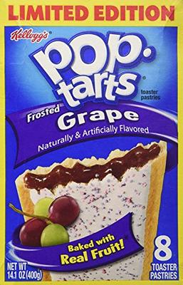 Kellogg's Pop-Tarts Frosted Grape Toaster Pastries, 14.1 oz