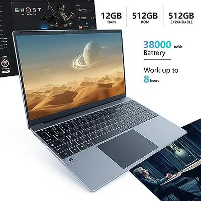 SGIN Laptop, 17 Inch 8GB RAM 256GB SSD Laptops Computer with Intel Celeron  Quad Core Processor, IPS FHD Display, Webcam, Dual Wi-Fi, Buletooth 4.2