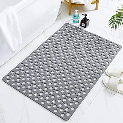 Non-slip Bath Mat with Suction Cup and Drain Hole, Soft Machine-washable  Shower Mat Non-slip Bath Mat Suitable for Children's