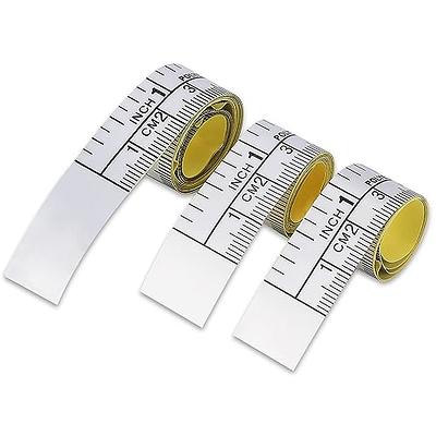 HARFINGTON Self Adhesive Tape Measure 50cm Metric Middle to Both Sides  Reading Sticky Measuring Tape Steel Workbench Ruler, Silver Tone - Yahoo  Shopping