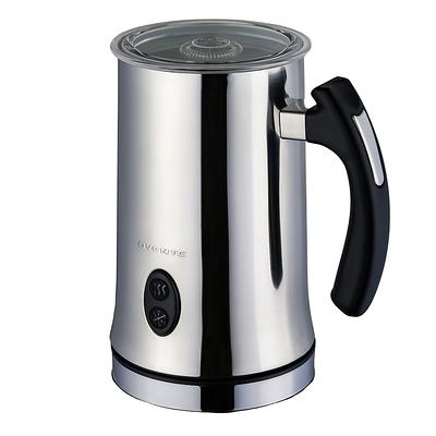 Hamilton Beach 10 oz. Stainless Steel Milk Frother and Warmer, Silver