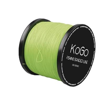 KoGo Extreme Braid Power Pro Fishing Line - Ultra-Strong 30 lb Fishing Line  Braid, High Strength, Low Line Memory. Fluorescent Green 30lb Fishing line  (0.28m) 1093 Yards - Yahoo Shopping