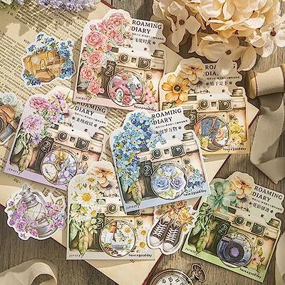 Vintage Scrapbooking Stickers - 50 PCS Aesthetic Stickers for Bullet  Journals, Daily Planner, DIY Arts & Crafts
