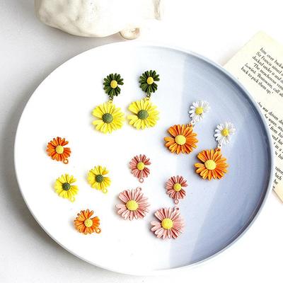 6Pcs Diy Daisy Earrings, Enamel Flower Charms, Resin Earrings Accessories  Finding, Dainty Supplies - Yahoo Shopping