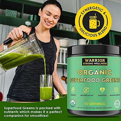 Kaged Organic Greens Elite | Superfood and Greens Powder with Apple Cider  Vinegar, Adaptogen, Prebiotics, Vitamins & Minerals | Berry | 30 Servings