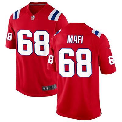 Men's Nike Red New England Patriots Alternate Custom Jersey